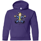 Sweatshirts Purple / YS Nuclear Beauty Youth Hoodie