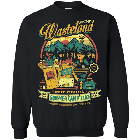 Sweatshirts Black / S Nuclear Summer Camp Crewneck Sweatshirt