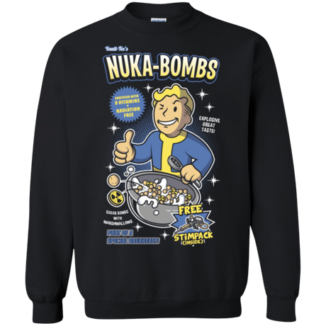 Sweatshirts Black / Small Nuka Bombs Crewneck Sweatshirt