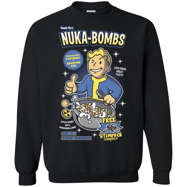 Sweatshirts Black / Small Nuka Bombs Crewneck Sweatshirt