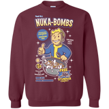 Sweatshirts Maroon / Small Nuka Bombs Crewneck Sweatshirt