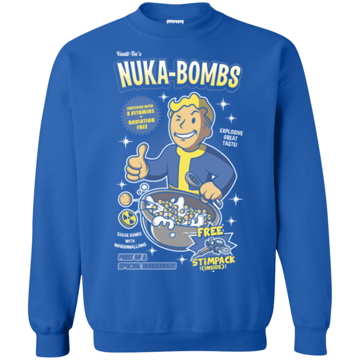 Sweatshirts Royal / Small Nuka Bombs Crewneck Sweatshirt