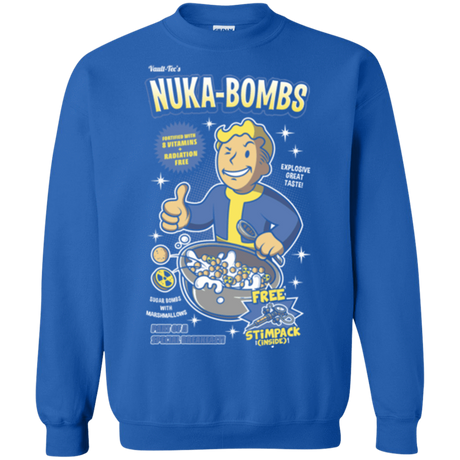 Sweatshirts Royal / Small Nuka Bombs Crewneck Sweatshirt