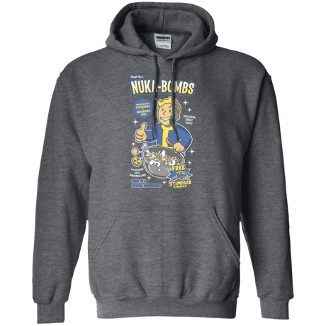 Sweatshirts Dark Heather / Small Nuka Bombs Pullover Hoodie