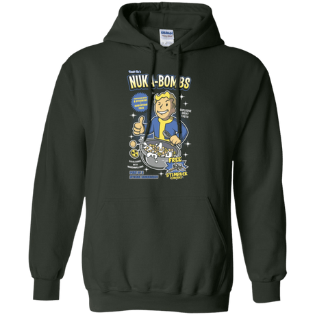 Sweatshirts Forest Green / Small Nuka Bombs Pullover Hoodie