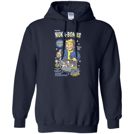 Sweatshirts Navy / Small Nuka Bombs Pullover Hoodie