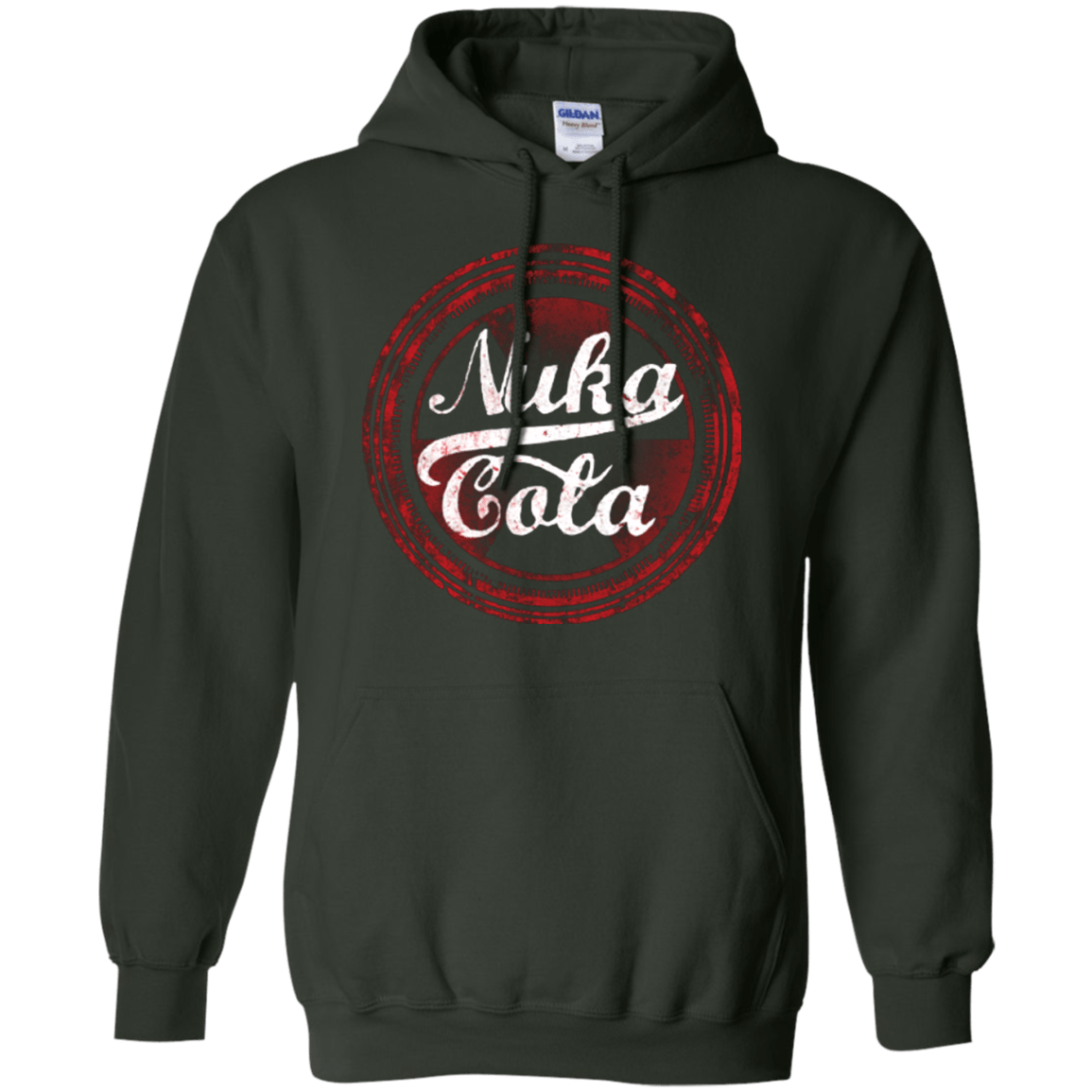 Sweatshirts Forest Green / Small Nuka Cola Pullover Hoodie