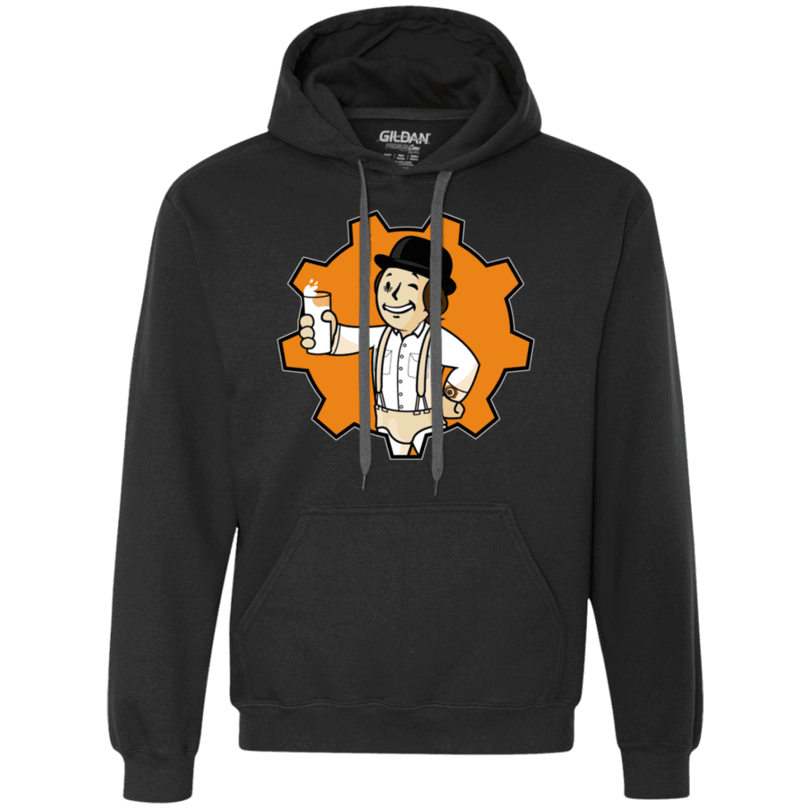 Sweatshirts Black / S Nuka Milk Premium Fleece Hoodie