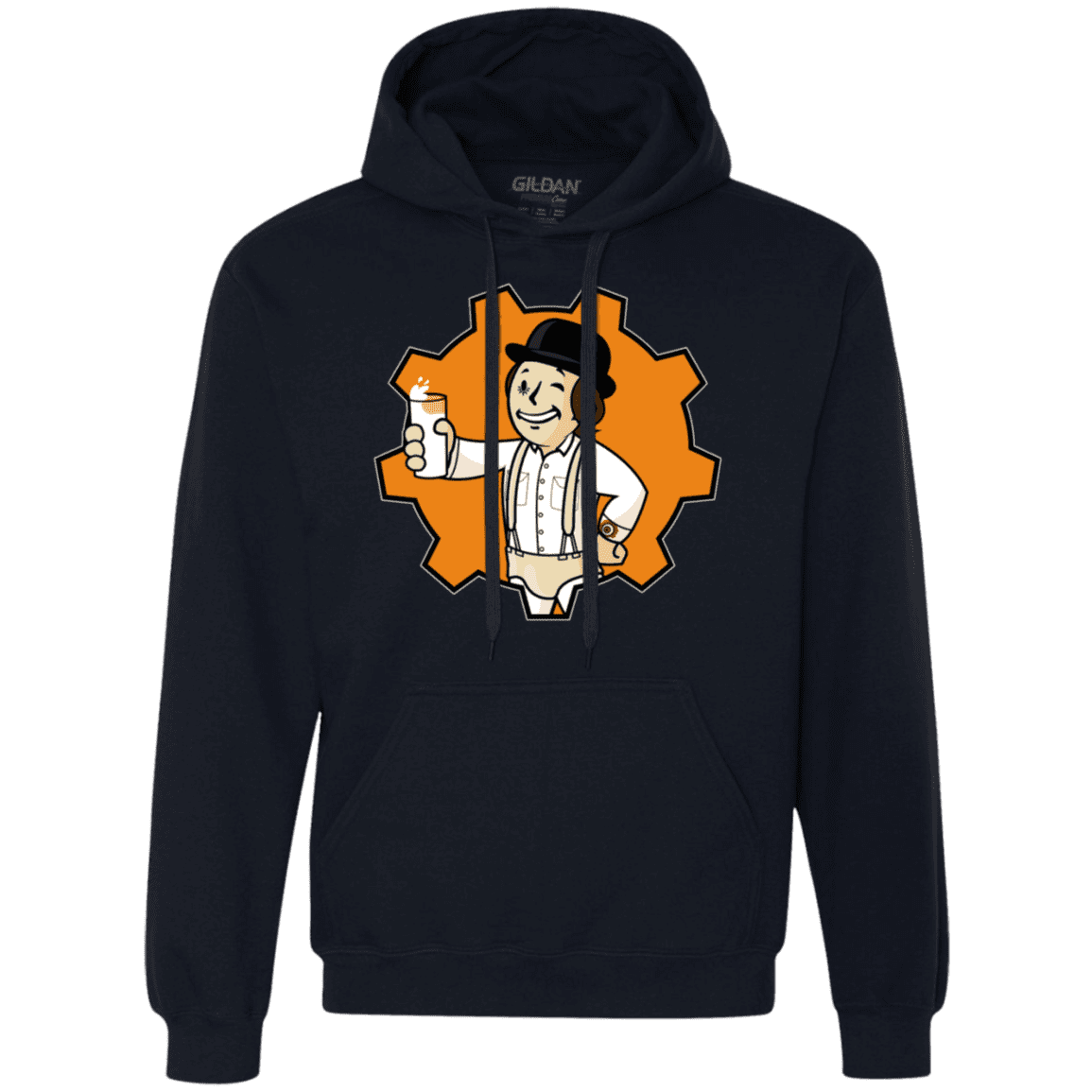 Sweatshirts Navy / S Nuka Milk Premium Fleece Hoodie