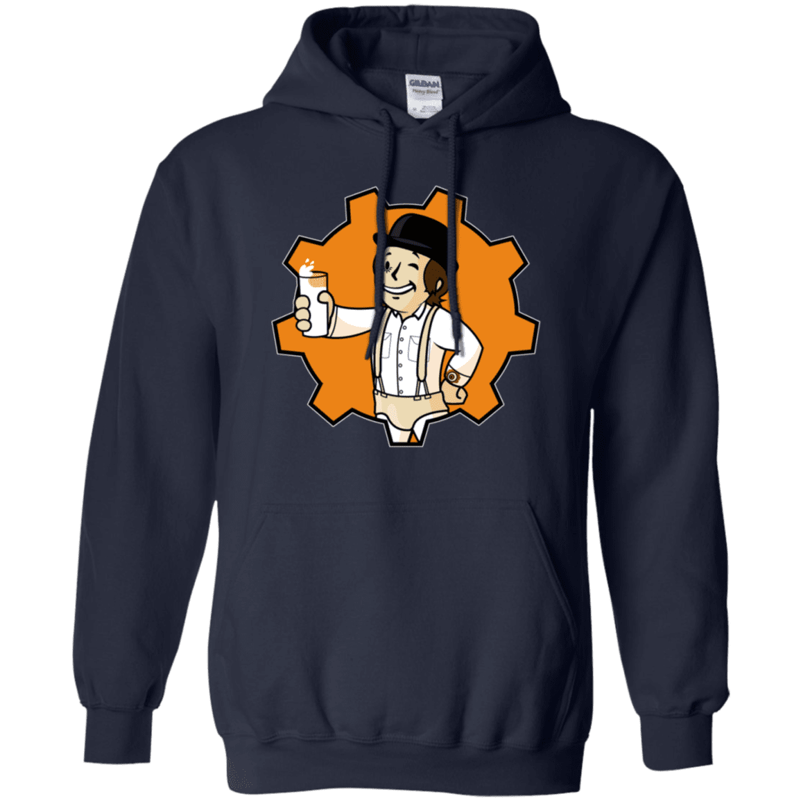 Sweatshirts Navy / S Nuka Milk Pullover Hoodie