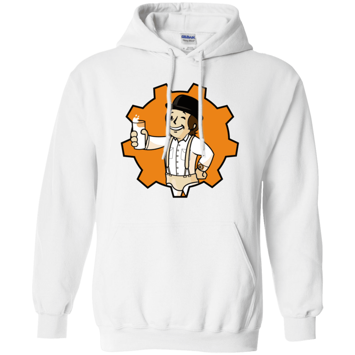 Sweatshirts White / S Nuka Milk Pullover Hoodie