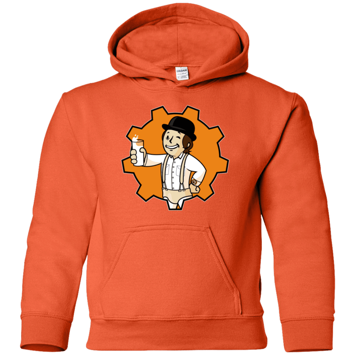 Sweatshirts Orange / YS Nuka Milk Youth Hoodie