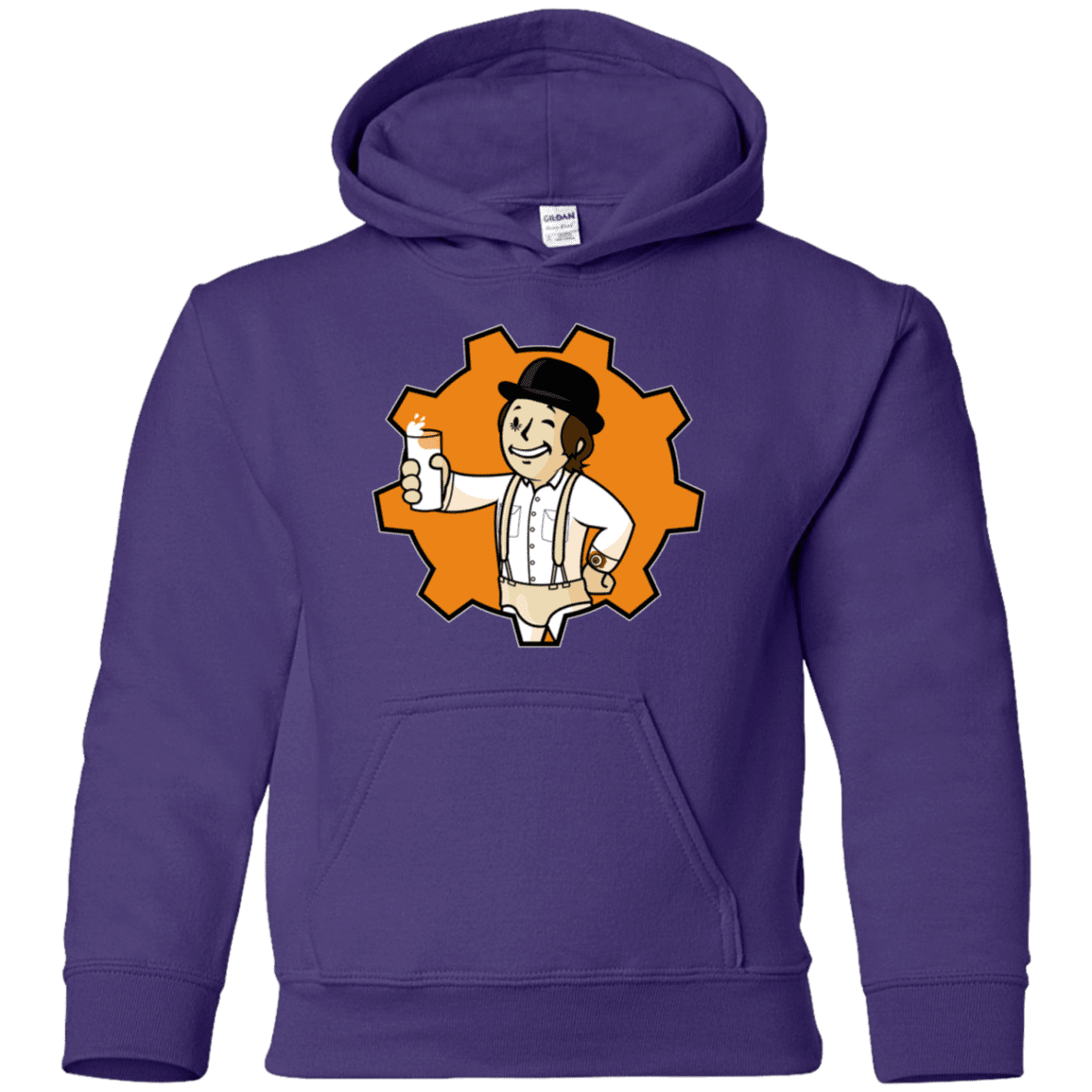 Sweatshirts Purple / YS Nuka Milk Youth Hoodie