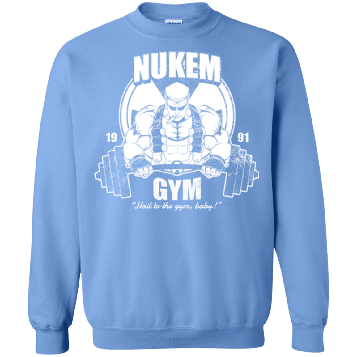 Sweatshirts Carolina Blue / Small Nukem Gym Crewneck Sweatshirt