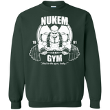 Sweatshirts Forest Green / Small Nukem Gym Crewneck Sweatshirt