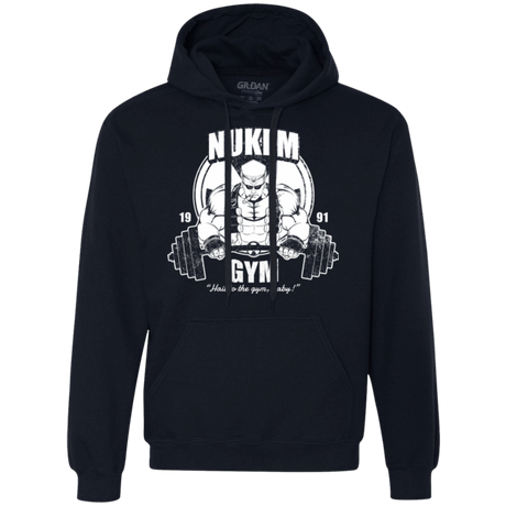 Sweatshirts Navy / Small Nukem Gym Premium Fleece Hoodie