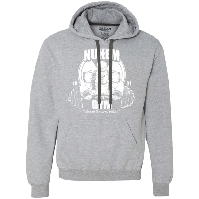 Sweatshirts Sport Grey / Small Nukem Gym Premium Fleece Hoodie