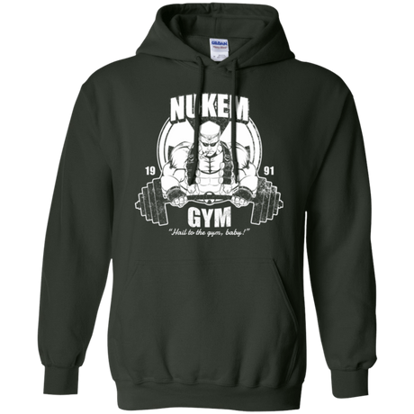 Sweatshirts Forest Green / Small Nukem Gym Pullover Hoodie