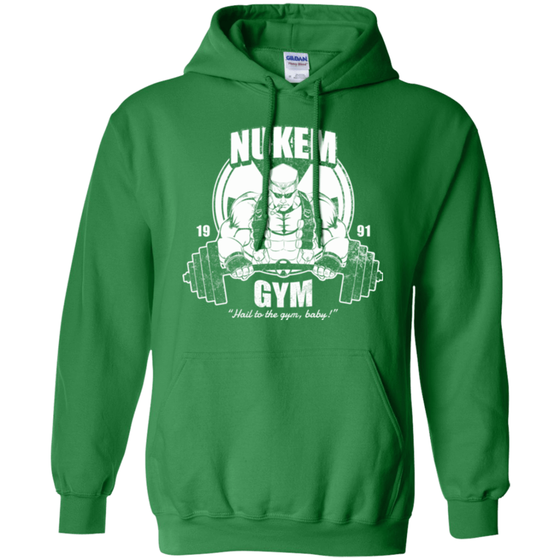 Sweatshirts Irish Green / Small Nukem Gym Pullover Hoodie