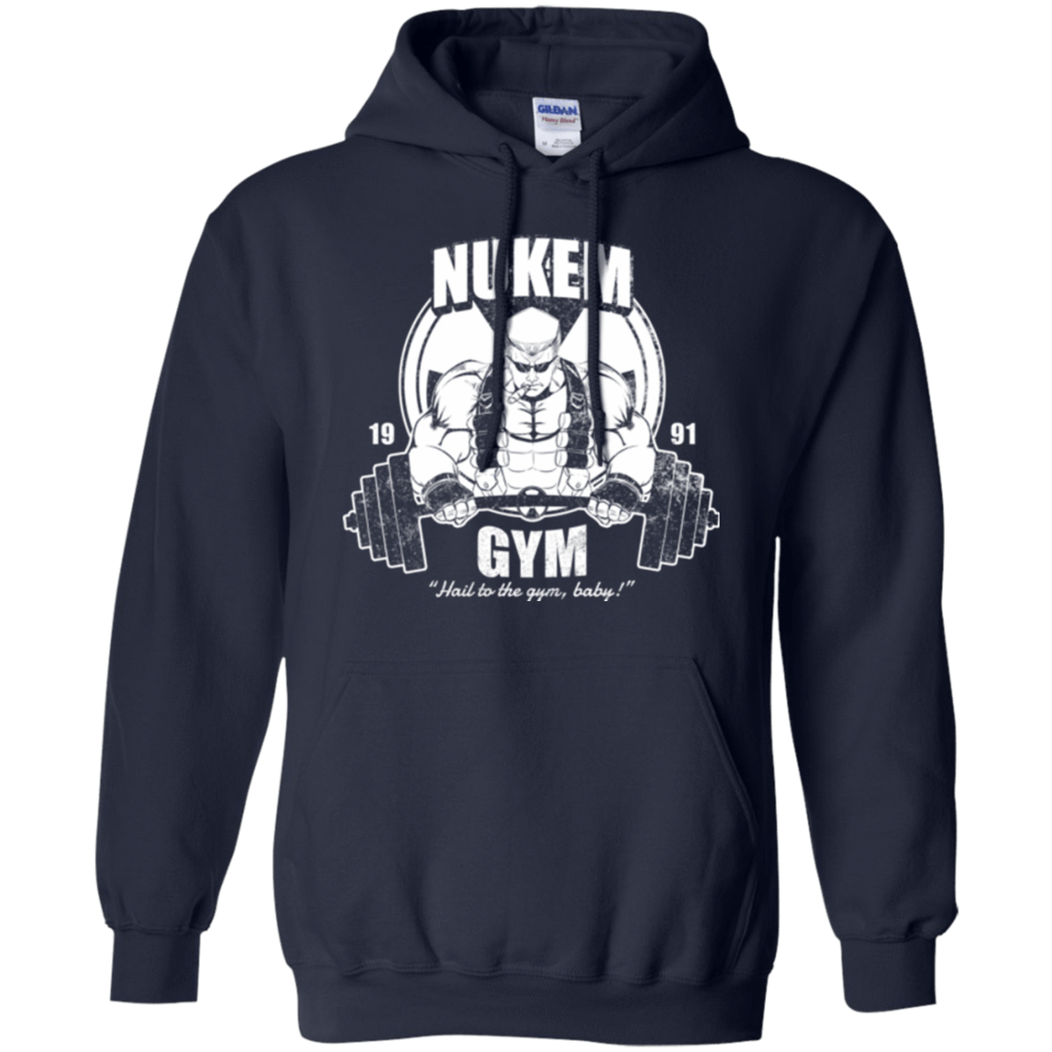 Sweatshirts Navy / Small Nukem Gym Pullover Hoodie