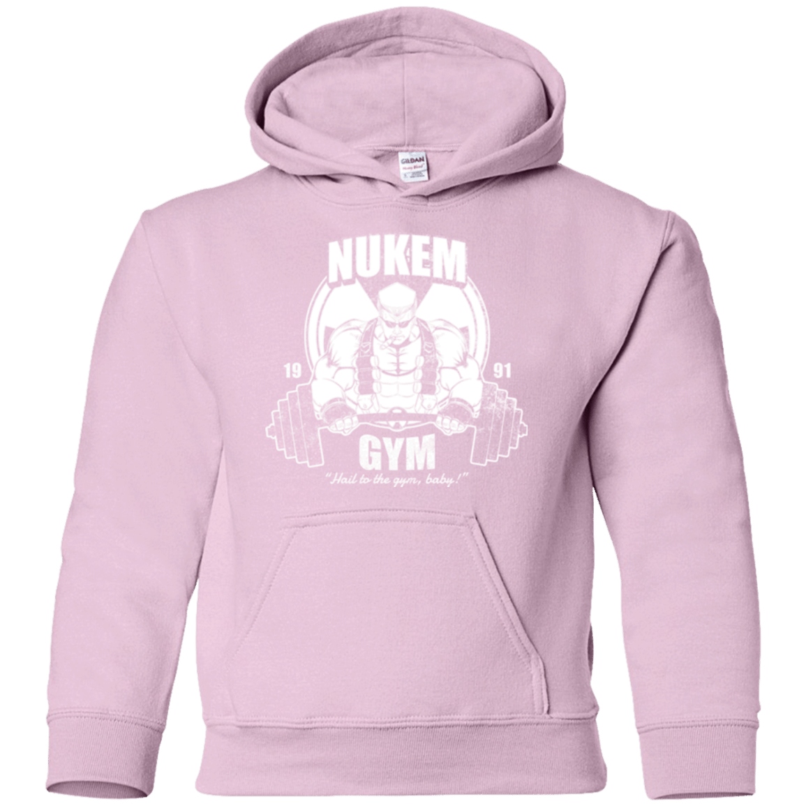 Sweatshirts Light Pink / YS Nukem Gym Youth Hoodie