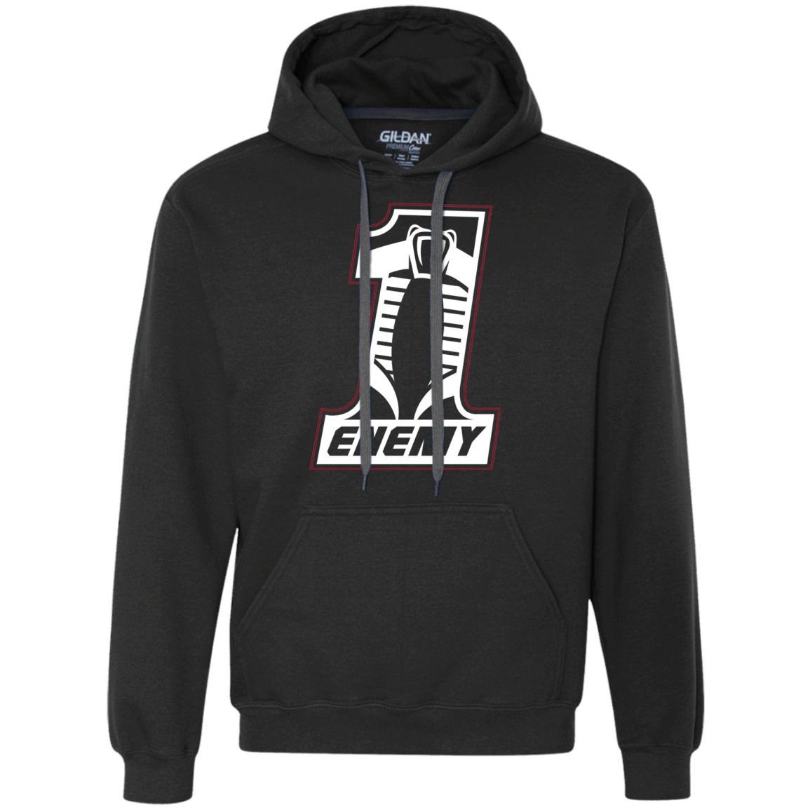 Sweatshirts Black / S Number 1 Enemy Premium Fleece Hoodie