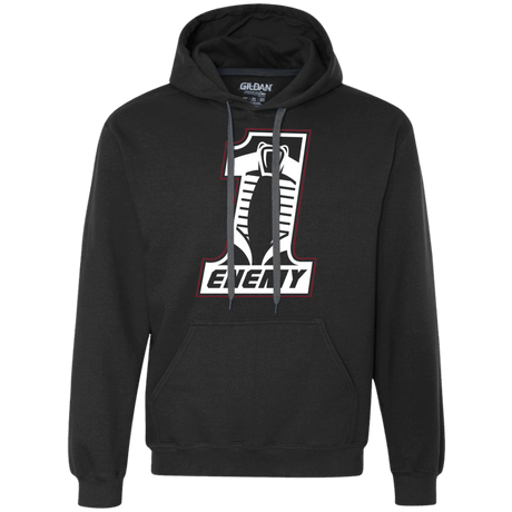 Sweatshirts Black / S Number 1 Enemy Premium Fleece Hoodie