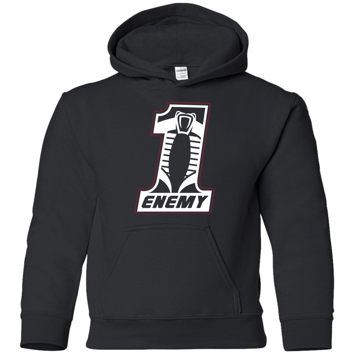 Sweatshirts Black / YS Number 1 Enemy Youth Hoodie