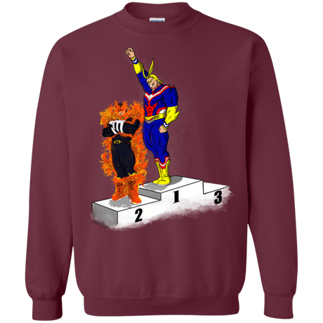 Sweatshirts Maroon / S Number One Crewneck Sweatshirt