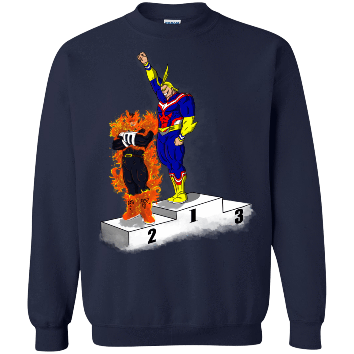 Sweatshirts Navy / S Number One Crewneck Sweatshirt