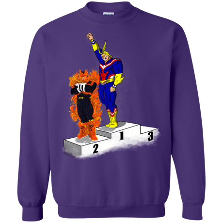 Sweatshirts Purple / S Number One Crewneck Sweatshirt