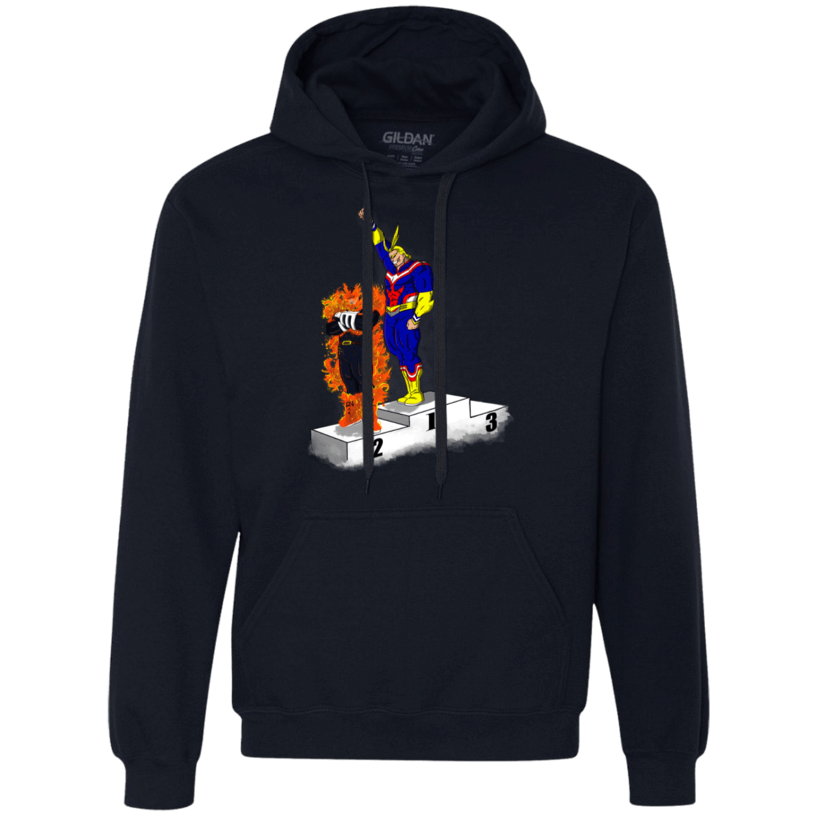 Sweatshirts Navy / S Number One Premium Fleece Hoodie