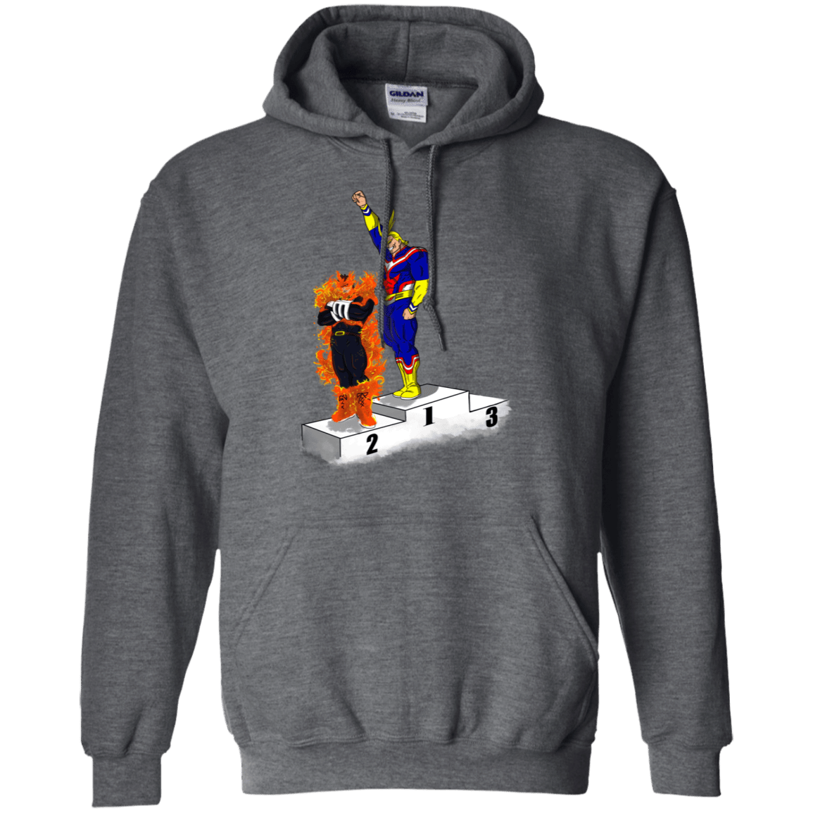 Sweatshirts Dark Heather / S Number One Pullover Hoodie