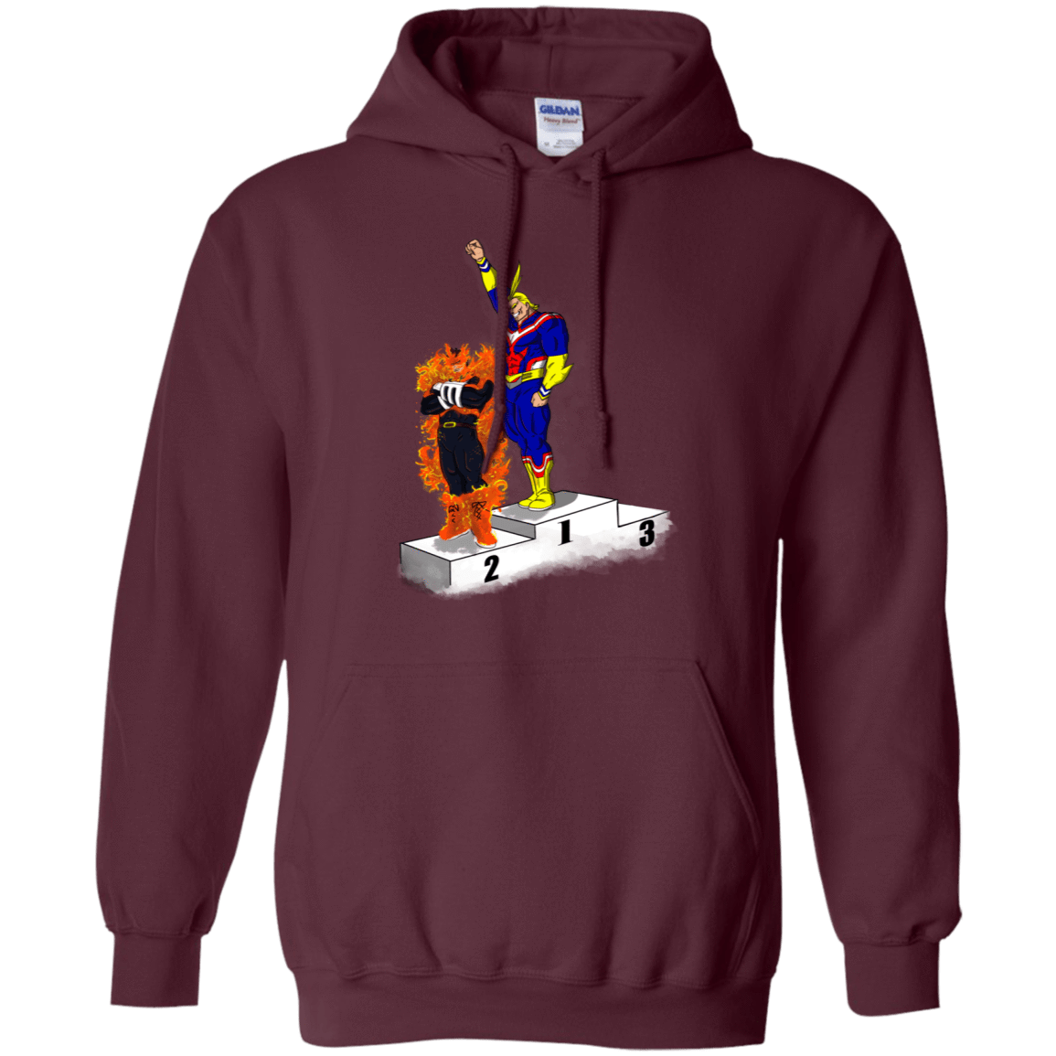 Sweatshirts Maroon / S Number One Pullover Hoodie