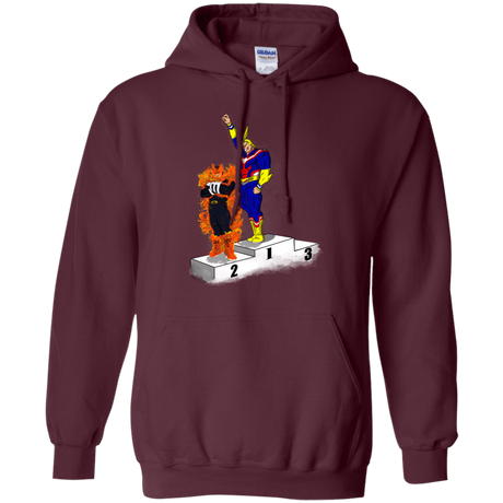 Sweatshirts Maroon / S Number One Pullover Hoodie