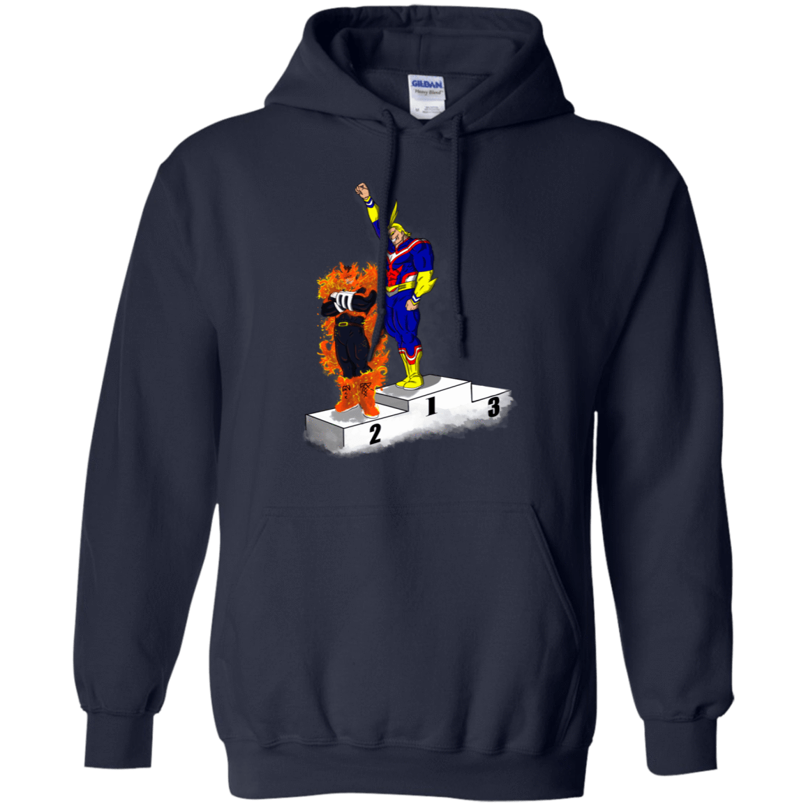 Sweatshirts Navy / S Number One Pullover Hoodie