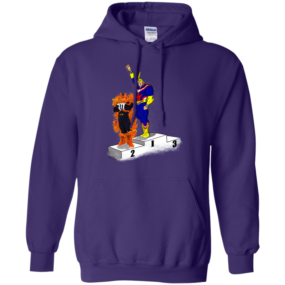 Sweatshirts Purple / S Number One Pullover Hoodie