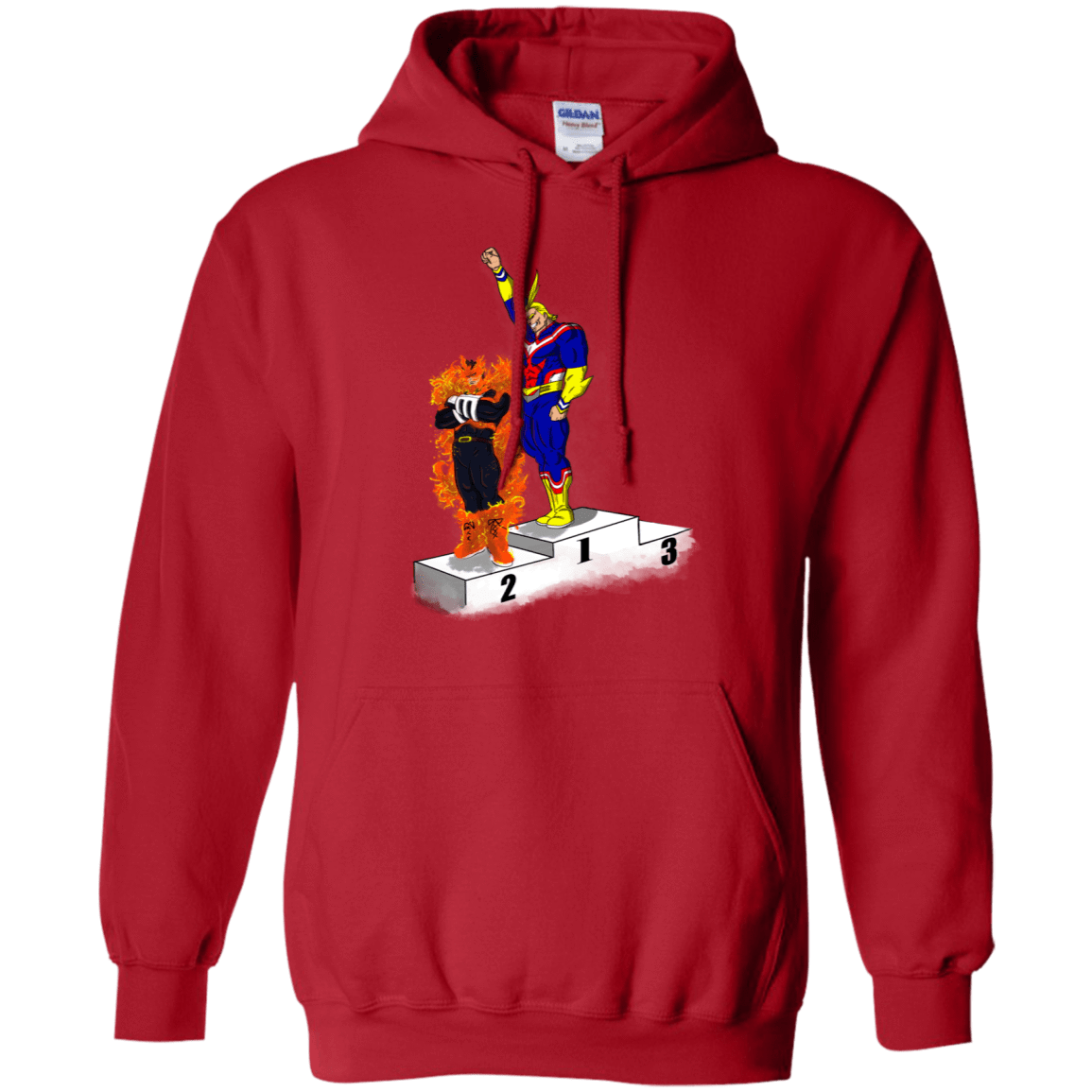 Sweatshirts Red / S Number One Pullover Hoodie