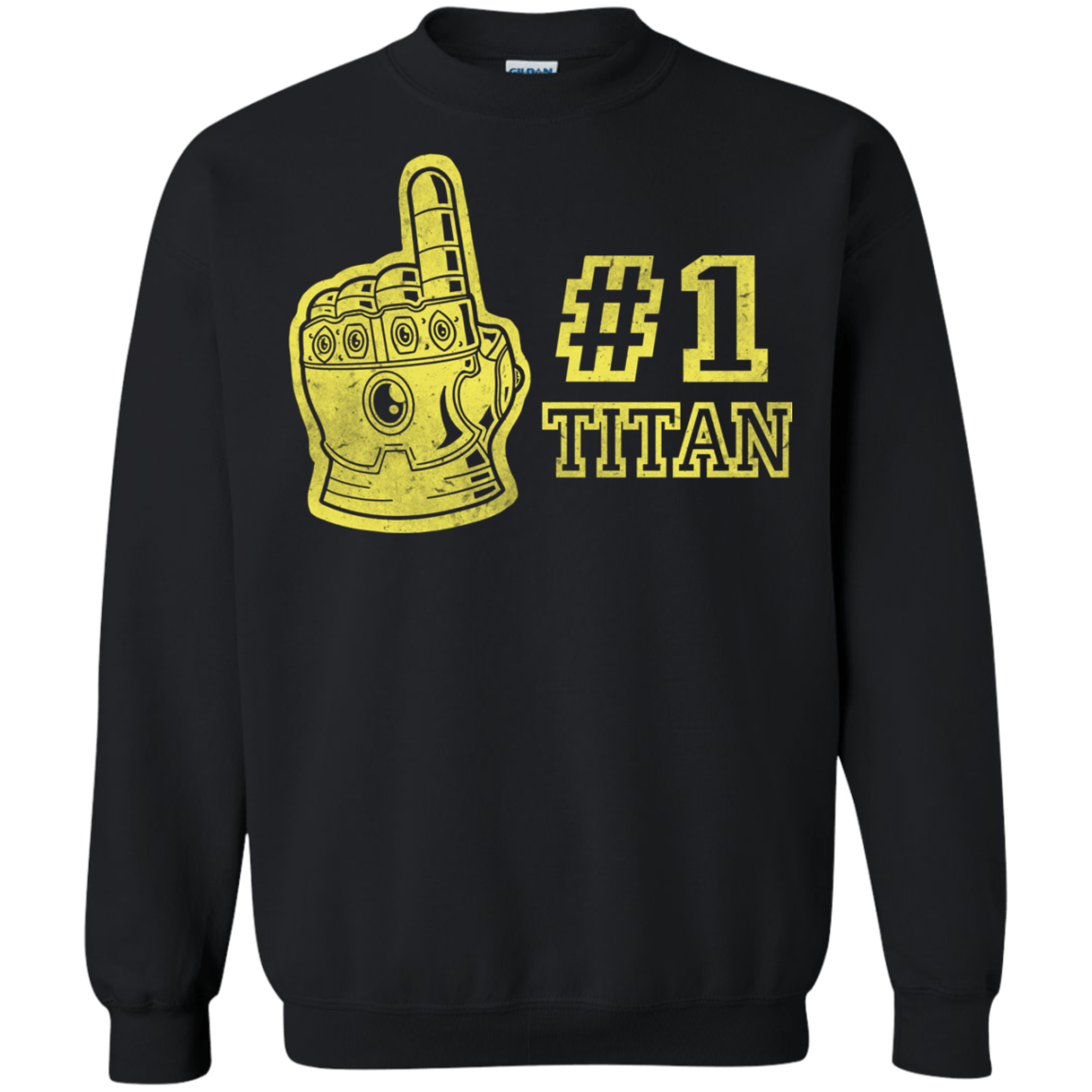 Sweatshirts Black / S Number One Titan Crewneck Sweatshirt