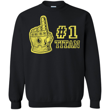 Sweatshirts Black / S Number One Titan Crewneck Sweatshirt