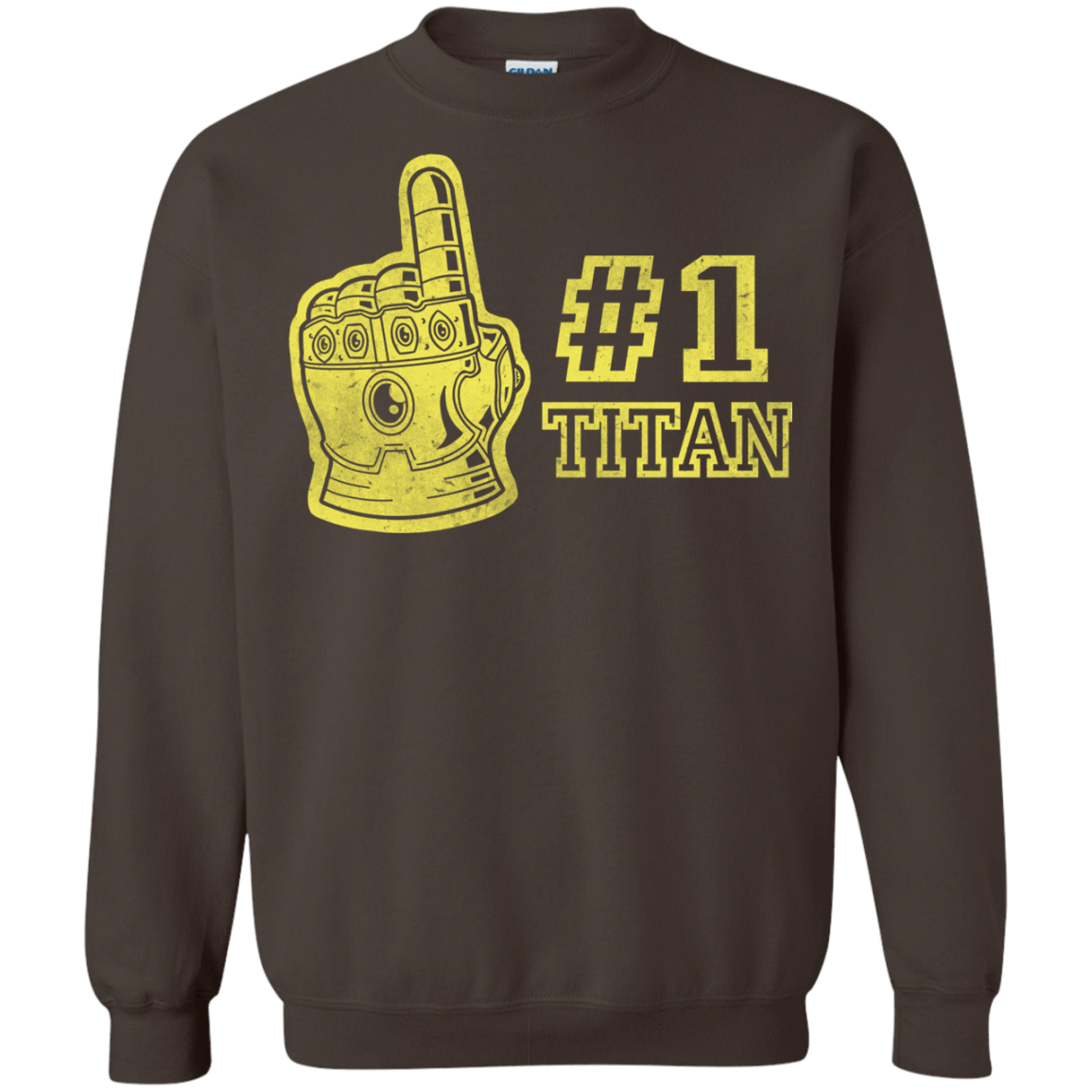 Sweatshirts Dark Chocolate / S Number One Titan Crewneck Sweatshirt
