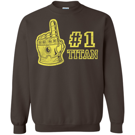 Sweatshirts Dark Chocolate / S Number One Titan Crewneck Sweatshirt
