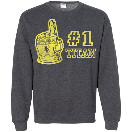 Sweatshirts Dark Heather / S Number One Titan Crewneck Sweatshirt