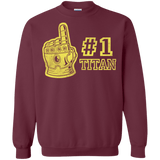 Sweatshirts Maroon / S Number One Titan Crewneck Sweatshirt