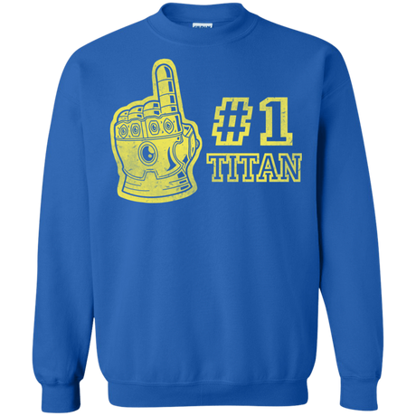 Sweatshirts Royal / S Number One Titan Crewneck Sweatshirt