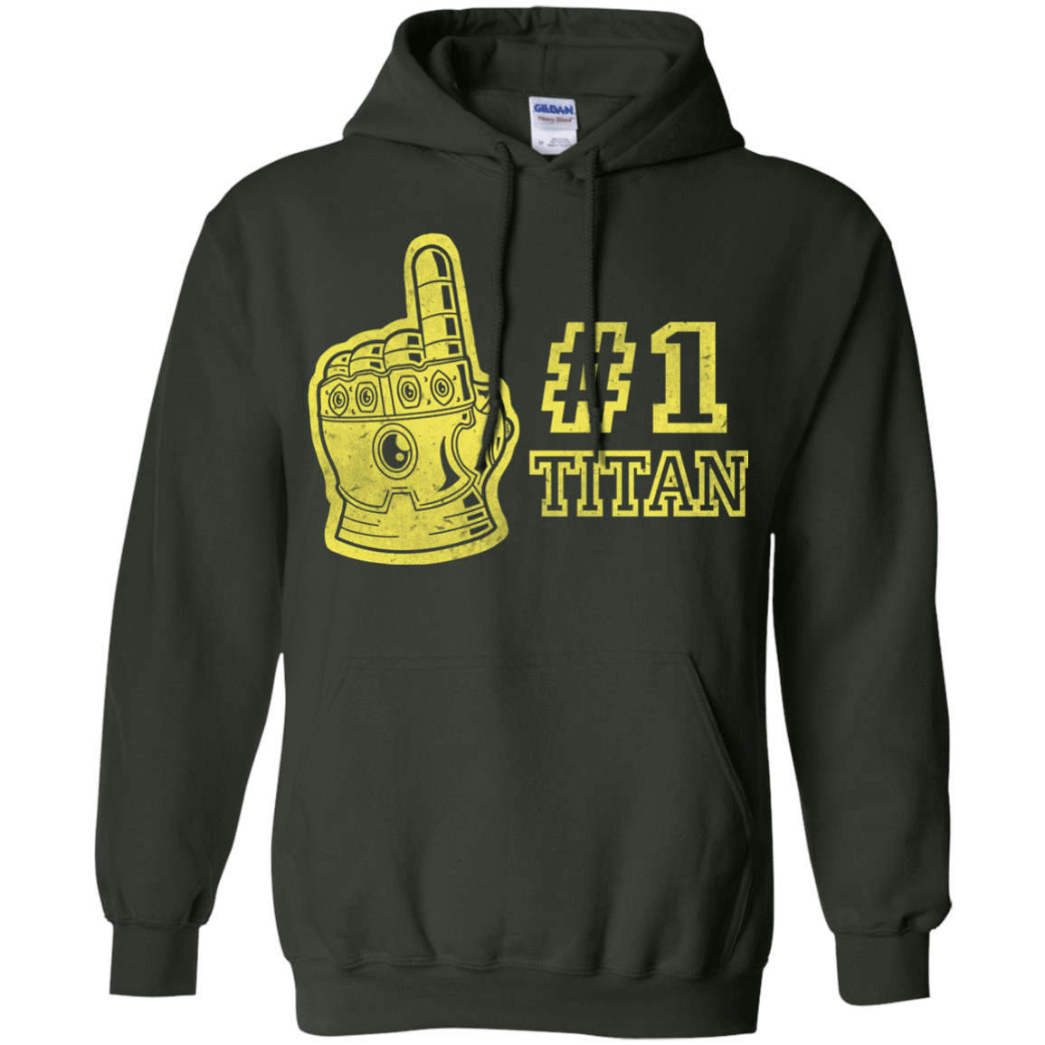 Sweatshirts Forest Green / S Number One Titan Pullover Hoodie