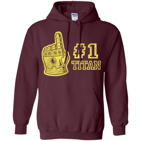 Sweatshirts Maroon / S Number One Titan Pullover Hoodie