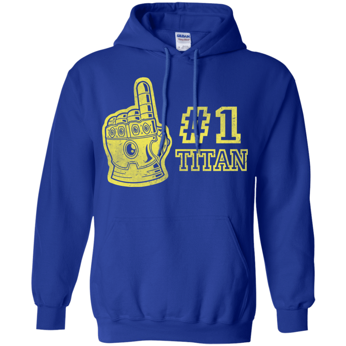 Sweatshirts Royal / S Number One Titan Pullover Hoodie