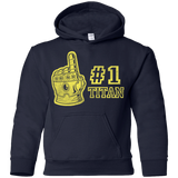 Sweatshirts Navy / YS Number One Titan Youth Hoodie