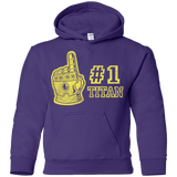 Sweatshirts Purple / YS Number One Titan Youth Hoodie